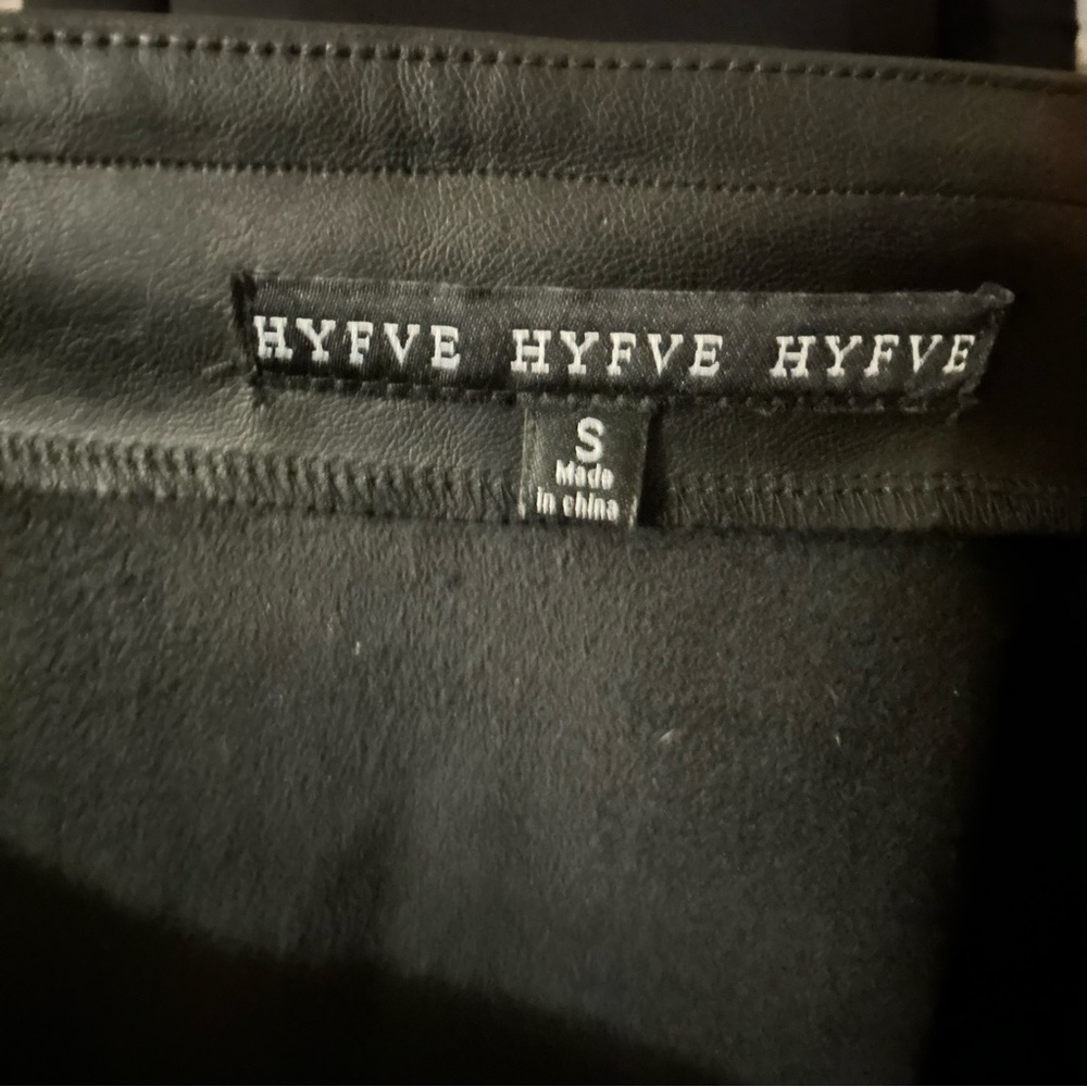 HYFVE Black Faux Leather Mini Skirt - Picture 5 of 5